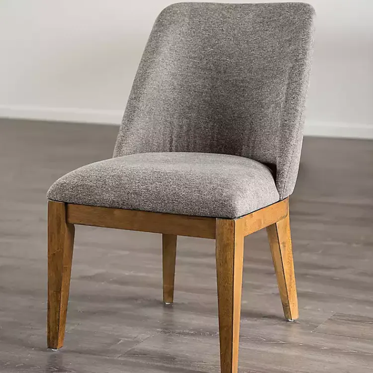 Dining Chairs-Kirklands Home Upholstered Cassie Dining Chairs, Set of 2 Gray