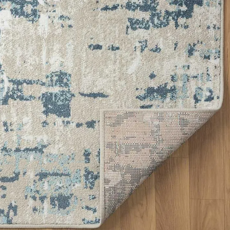 Area Rugs-Kirklands Home Blue Avalon Abstract Pattern Area Rug, 4x6