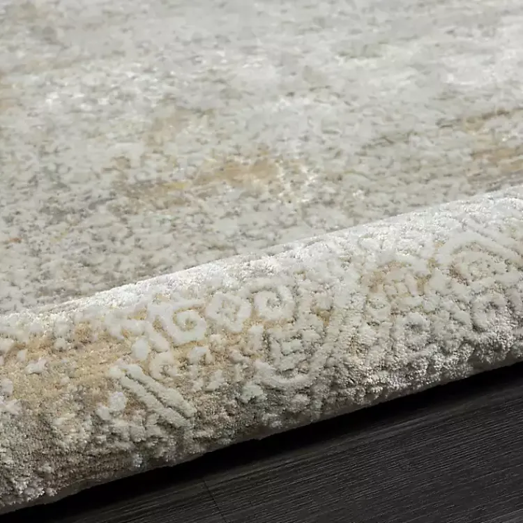 Area Rugs-Kirklands Home Brisbane Beige Faded Damask Area Rug, 4x6