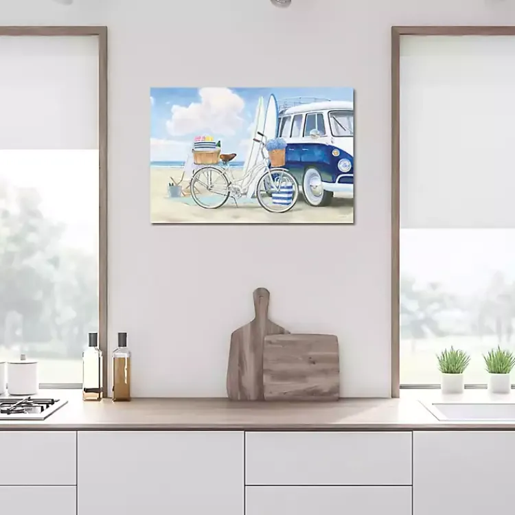 Canvas Art-Kirklands Home Beach Day Canvas Art Print Multi