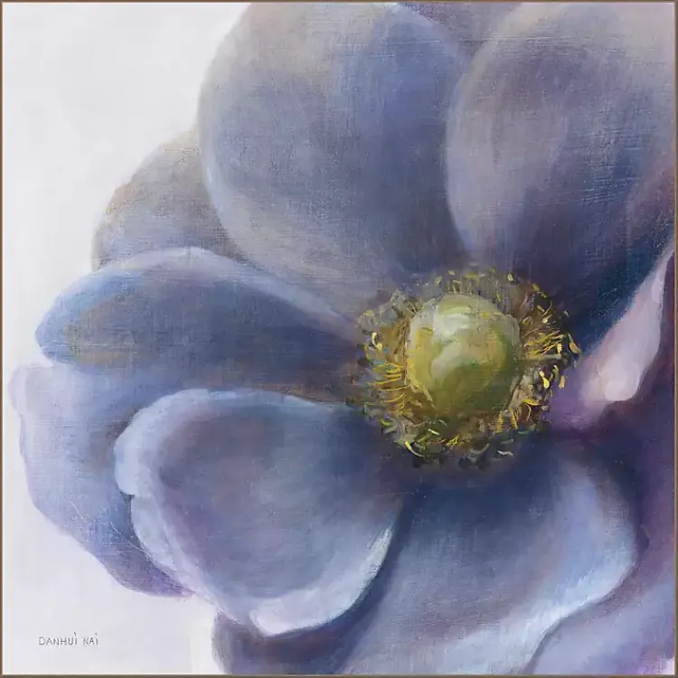 Canvas Art-Kirklands Home Purple Anemone Framed Canvas Art