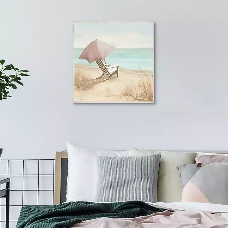 Canvas Art-Kirklands Home Vintage Vacation I Framed Canvas Art Print