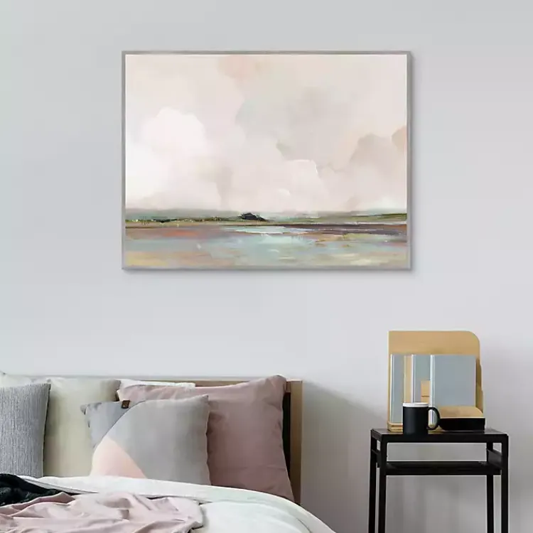 Canvas Art-Kirklands Home Pink Sunrise Framed Canvas Art Print