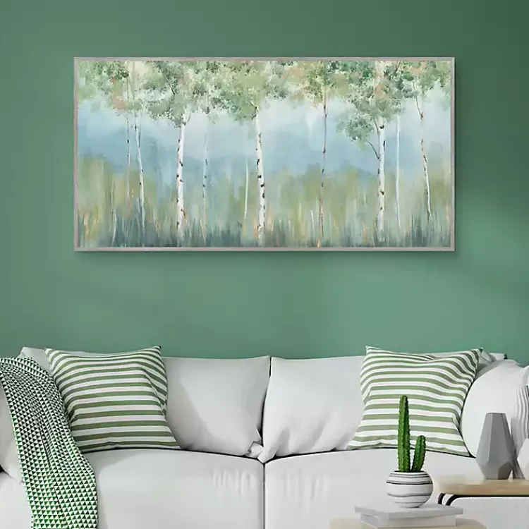 Canvas Art-Kirklands Home Peaceful Oasis Framed Canvas Art Print Green