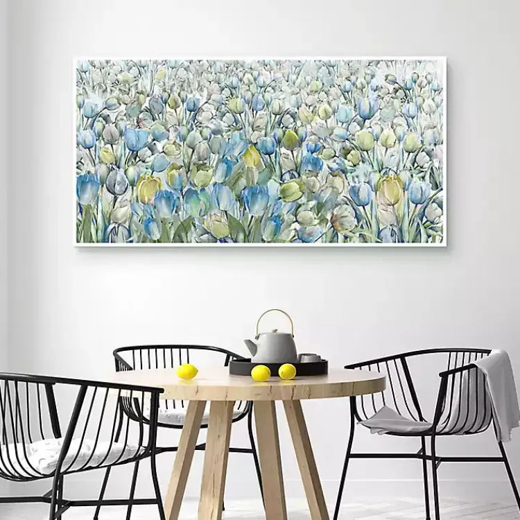 Canvas Art-Kirklands Home Tulip Parade Framed Canvas Art Print Multi