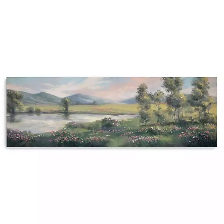 Canvas Art-Kirklands Home Field Canvas Art Print Green