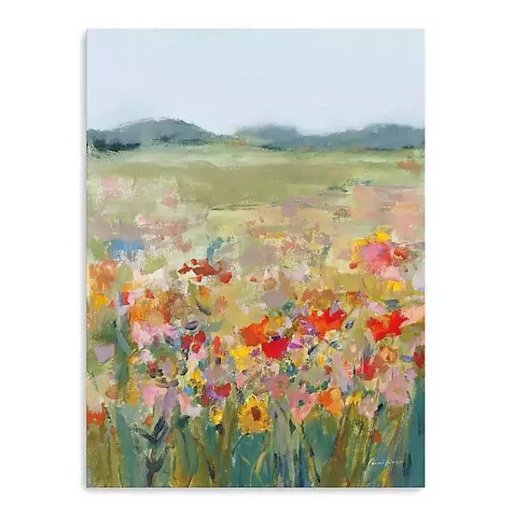 Canvas Art-Kirklands Home Wildflower Meadow Canvas Art Print