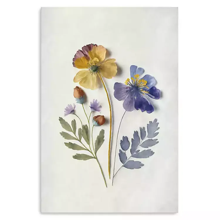 Canvas Art-Kirklands Home Pressed Flower Memories III Canvas Art Print