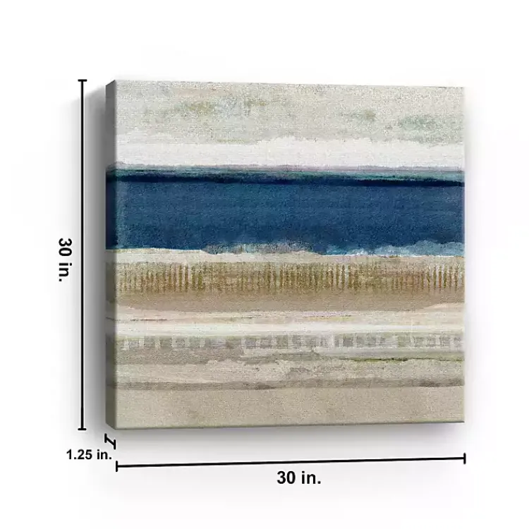 Canvas Art-Kirklands Home Sandy Blues Canvas Art Print