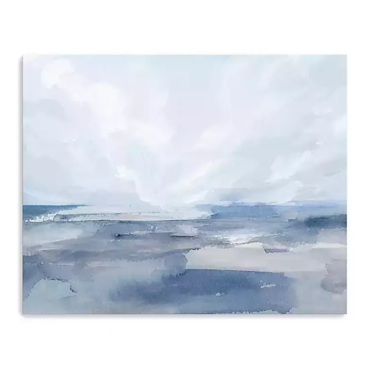 Canvas Art-Kirklands Home Periwinkle Sea Canvas Art Print Blue