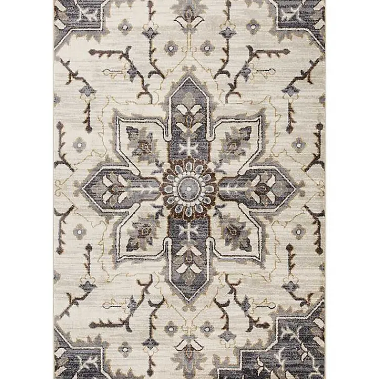 Area Rugs-Kirklands Home Jordan Eva Medallion Area Rug, 5x7
