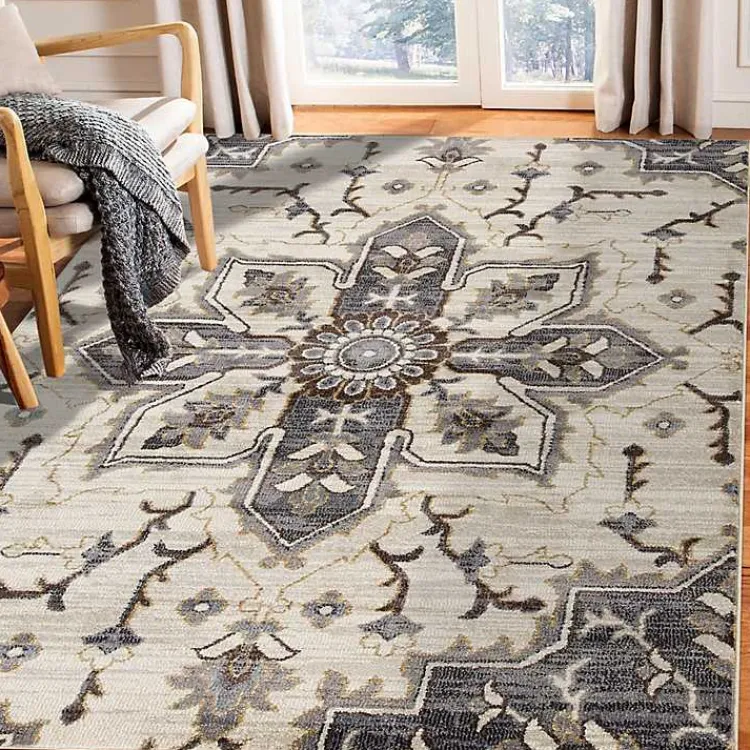Area Rugs-Kirklands Home Jordan Eva Medallion Area Rug, 7x10