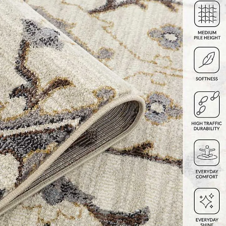 Area Rugs-Kirklands Home Jordan Eva Medallion Area Rug, 7x10