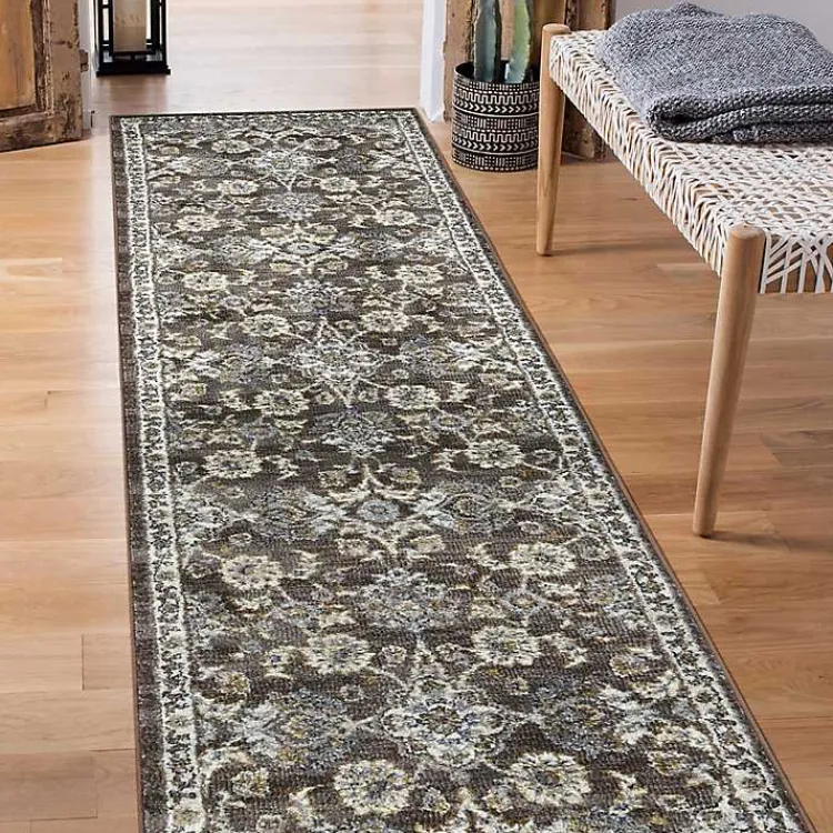 Area Rugs-Kirklands Home Jordan Bea Runner, 2x10 Brown
