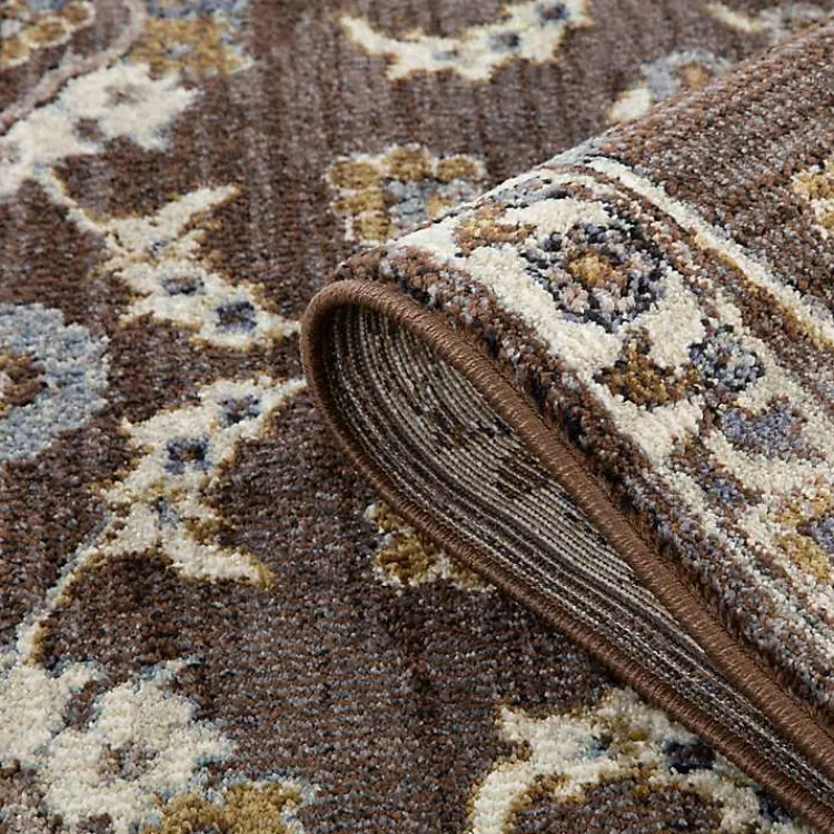 Area Rugs-Kirklands Home Jordan Bea Area Rug, 7x10 Brown