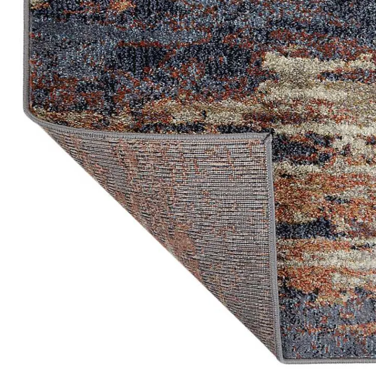 Area Rugs-Kirklands Home Jordan Delia Rust Area Rug, 5x7