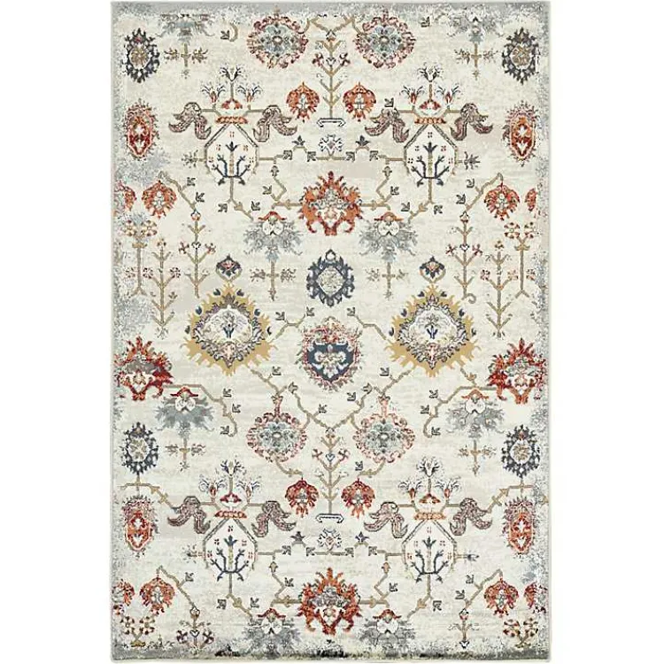 Area Rugs-Kirklands Home Elina Beige Area Rug, 5x7 Tan