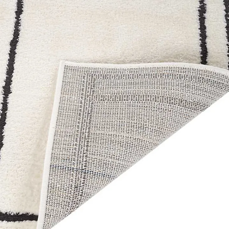 Area Rugs-Kirklands Home Ivory Moroccan Accent Rug, 2x3