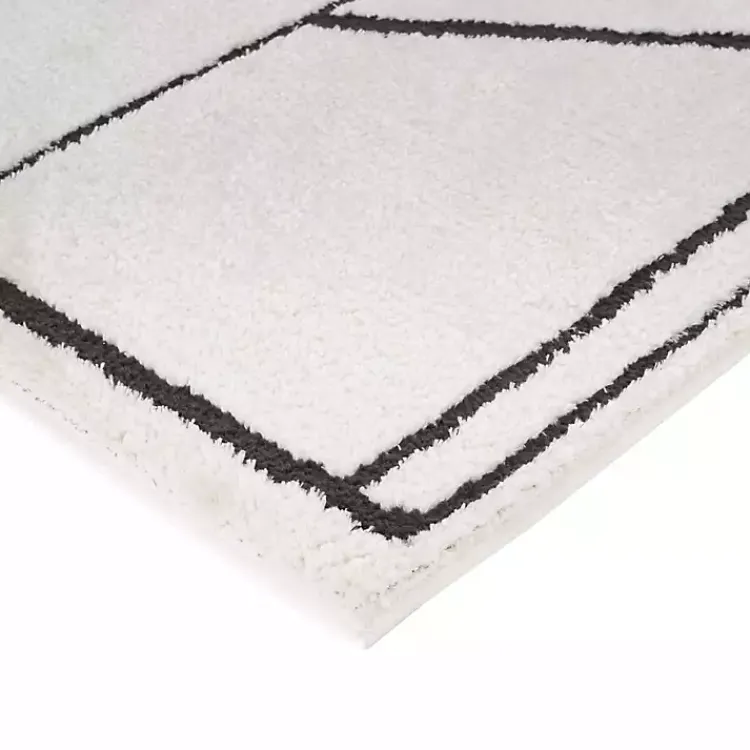 Area Rugs-Kirklands Home Ivory Moroccan Accent Rug, 2x3