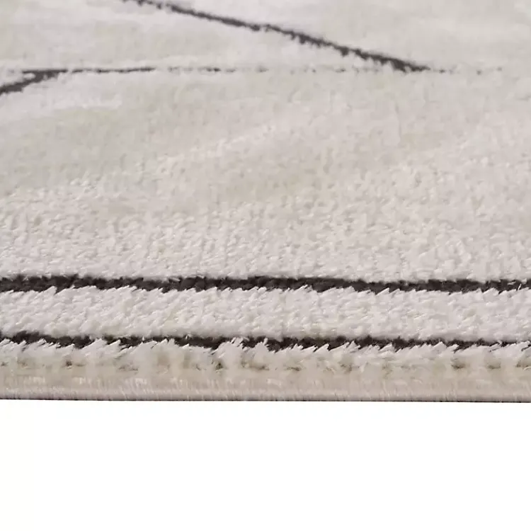 Area Rugs-Kirklands Home Ivory Moroccan Accent Rug, 2x3