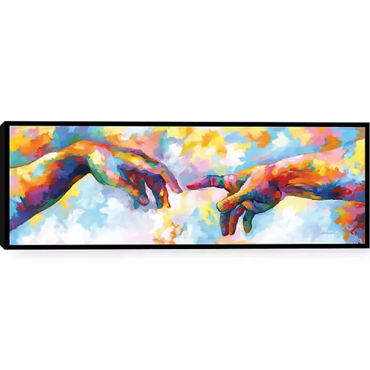 Canvas Art-Kirklands Home A Creation of Adam Framed Canvas Art Print Multi