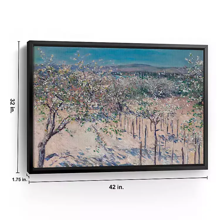 Canvas Art-Kirklands Home Apple Orchard in Bloom Canvas Art Print, 42x32 in.