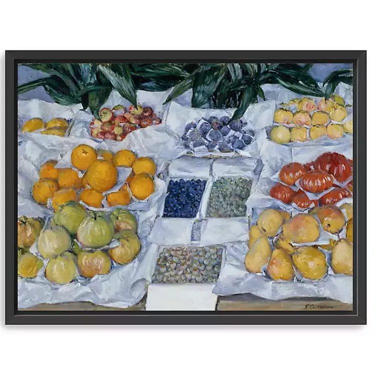 Canvas Art-Kirklands Home Fruit Displayed on Stand Canvas Print, 26x20 in.