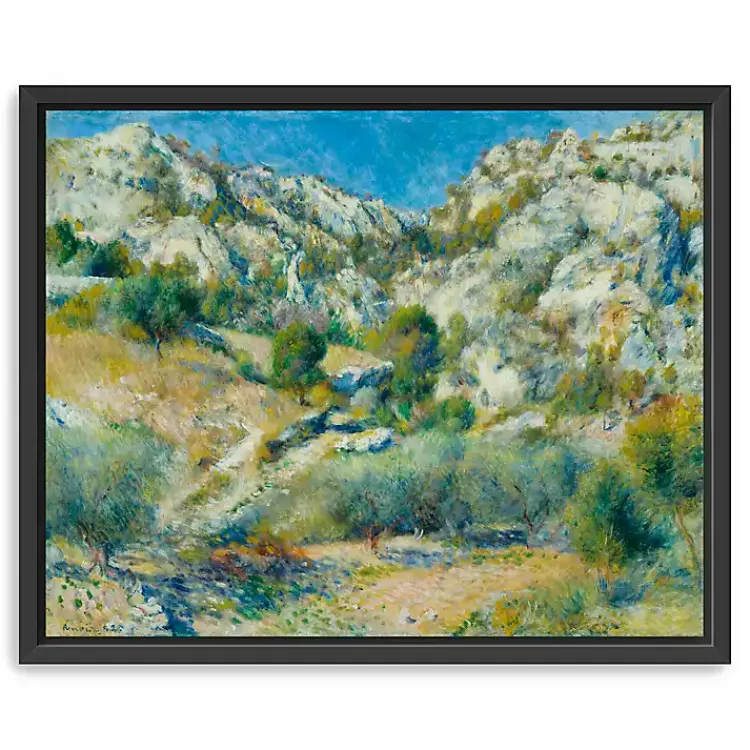 Canvas Art-Kirklands Home Rocky Crags at L'Estaque Canvas Art Print, 18x22