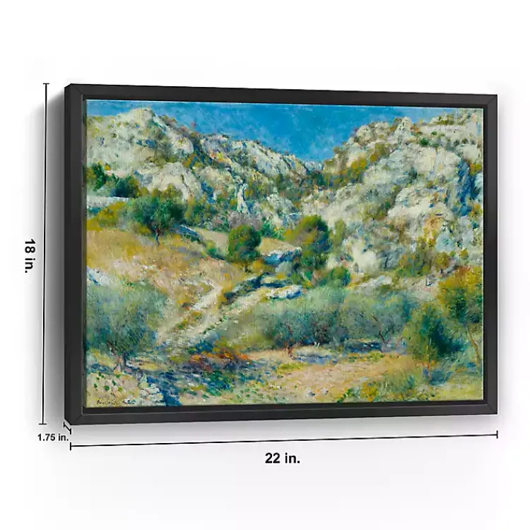 Canvas Art-Kirklands Home Rocky Crags at L'Estaque Canvas Art Print, 18x22