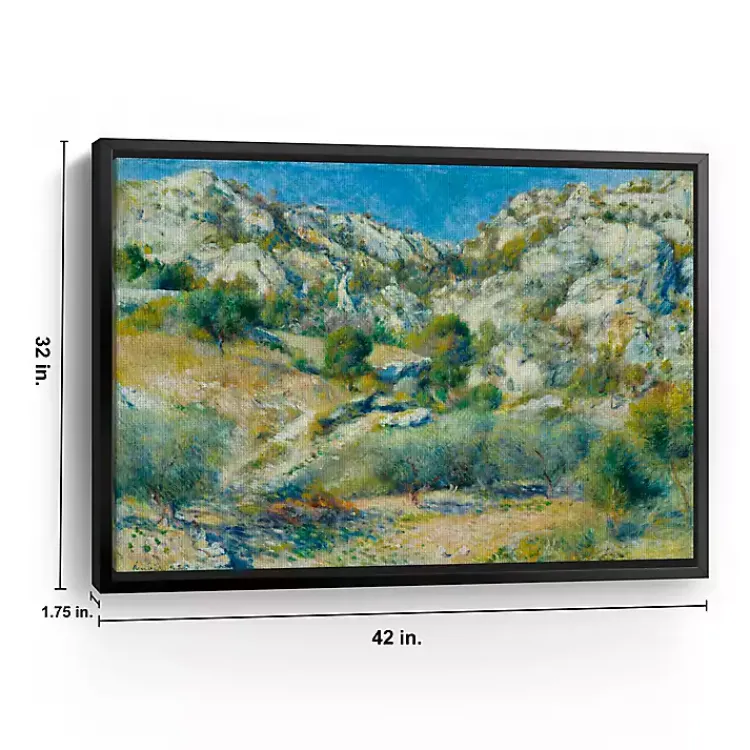 Canvas Art-Kirklands Home Rocky Crags at L'Estaque Canvas Art Print, 32x42
