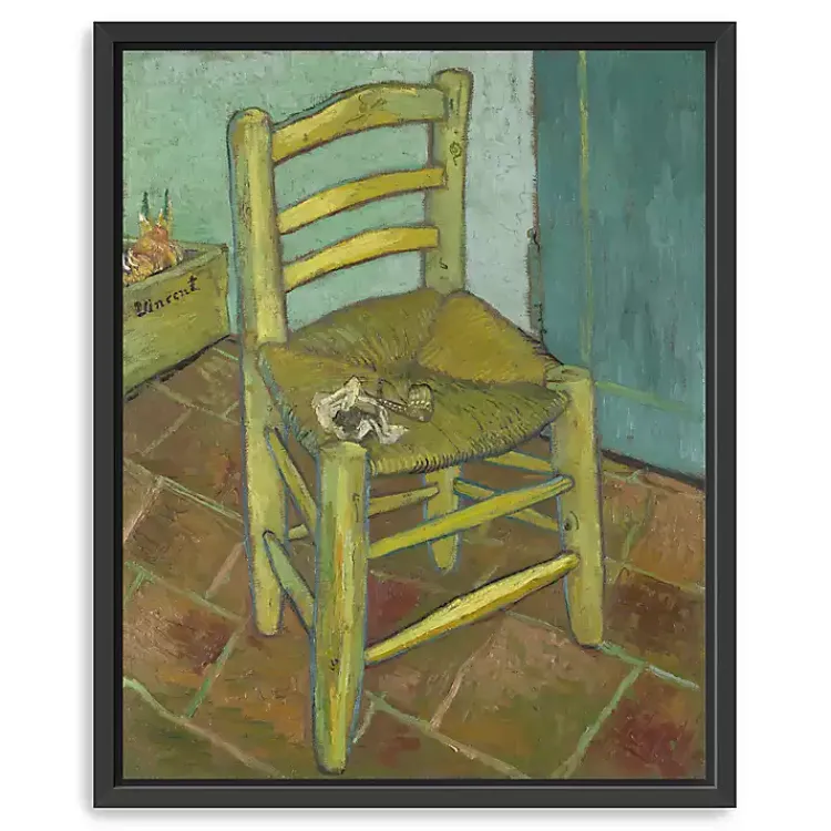 Canvas Art-Kirklands Home Van Gogh's Chair Framed Canvas Art Print
