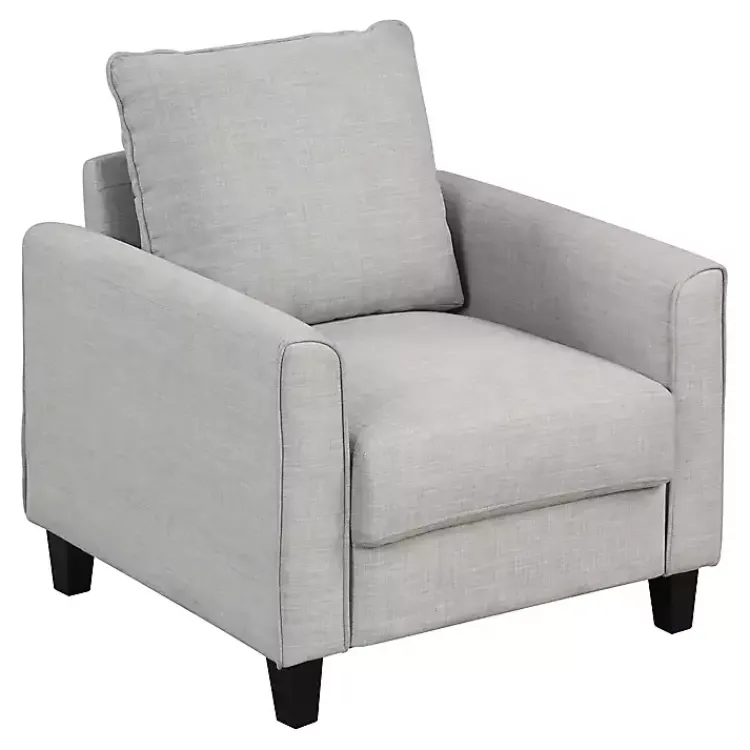 Accent Chairs-Kirklands Home Upholstered Jorden Accent Chair Gray