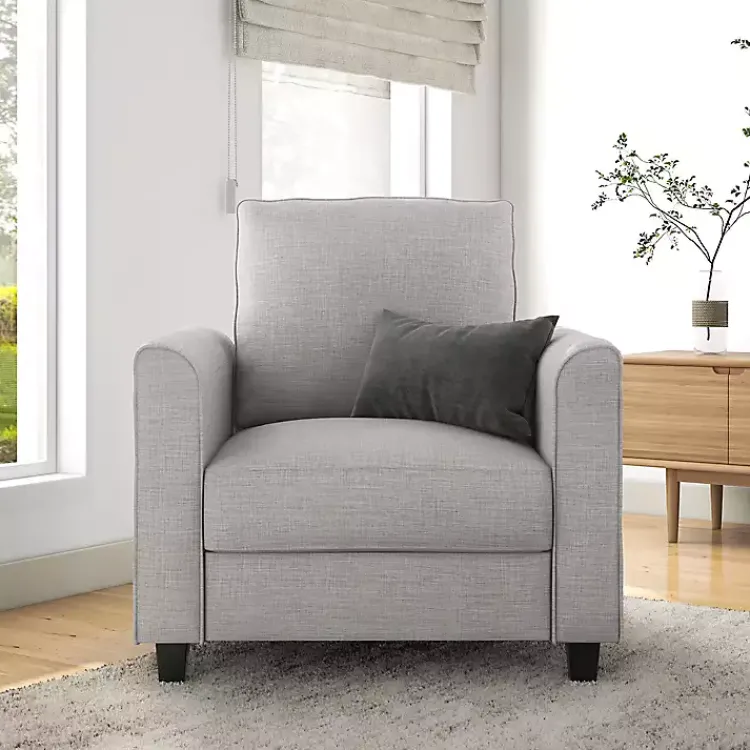 Accent Chairs-Kirklands Home Upholstered Jorden Accent Chair Gray