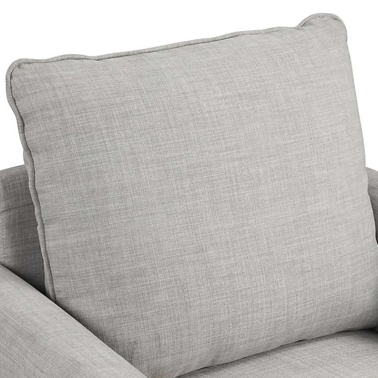 Accent Chairs-Kirklands Home Upholstered Jorden Accent Chair Gray