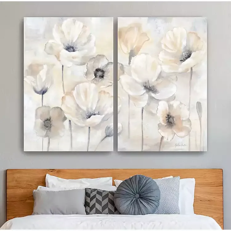 Canvas Art-Kirklands Home Poppy Garden Landscape Canvas Art Prints, 32x48