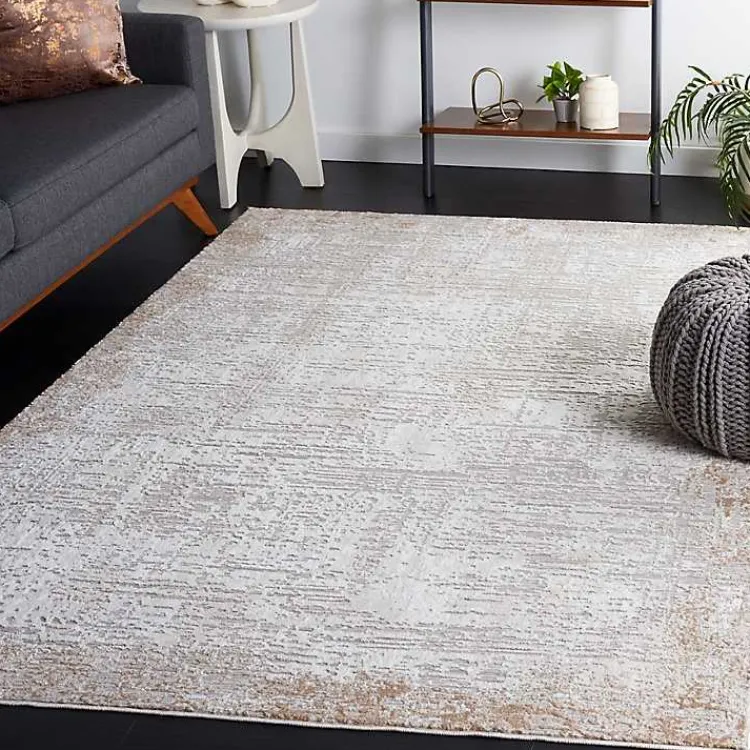 Area Rugs-Kirklands Home Gray Parker Textured Area Rug, 5x7