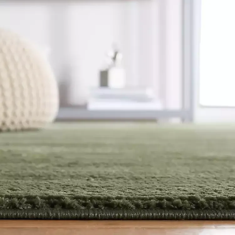 Area Rugs-Kirklands Home Solid Revive Area Rug, 6x6 Green