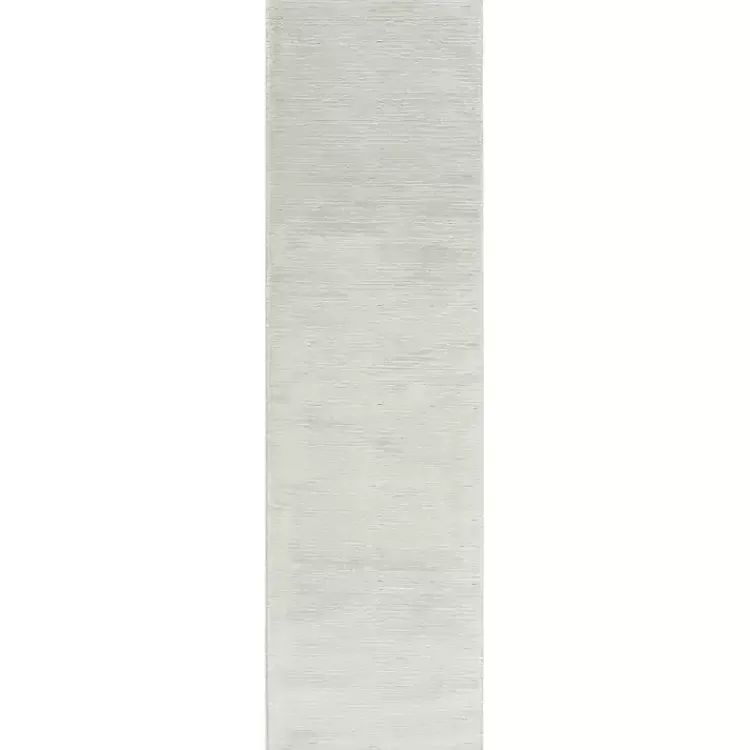 Area Rugs-Kirklands Home Solid Sage Revive Runner, 2x8 Green