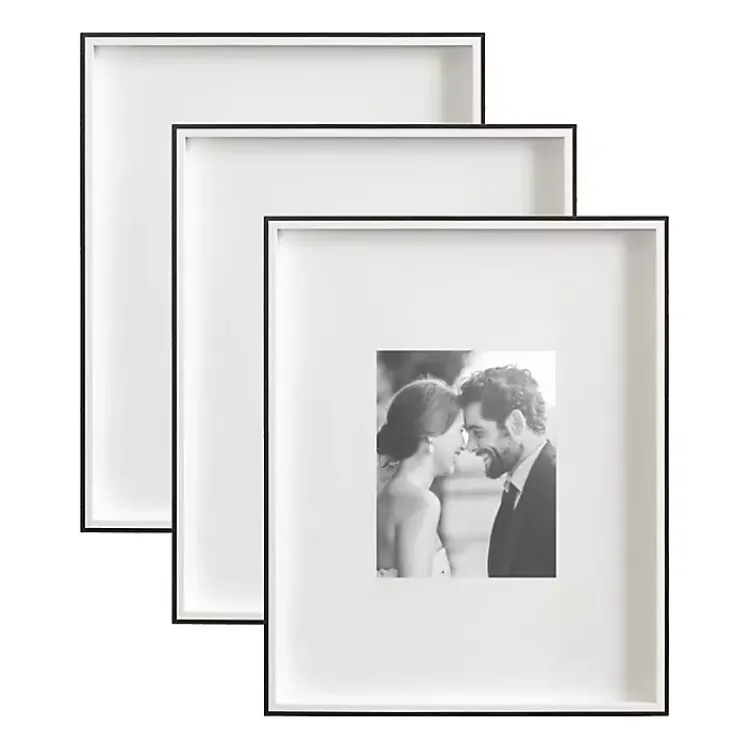 Gallery Wall Frames-Kirklands Home Black Gibson 3-pc. Gallery Frame Set, 16x20 in.
