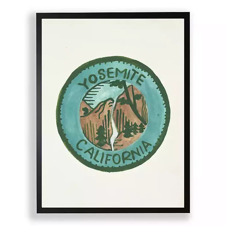 Framed Art-Kirklands Home Teal Yosemite Framed Art Print