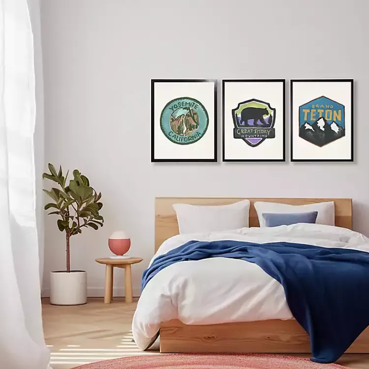 Framed Art-Kirklands Home Teal Yosemite Framed Art Print