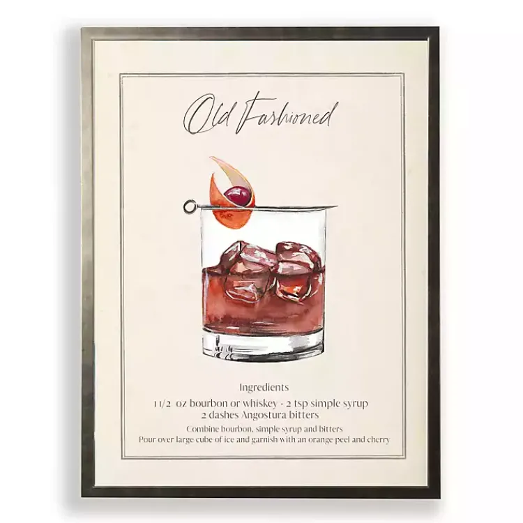 Framed Art-Kirklands Home Old Fashioned Framed Art Print Red