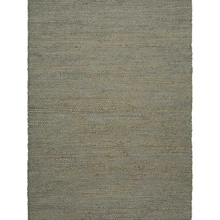 Area Rugs-Kirklands Home Jaxon Sage Natural Jute Area Rug, 8x10 Green
