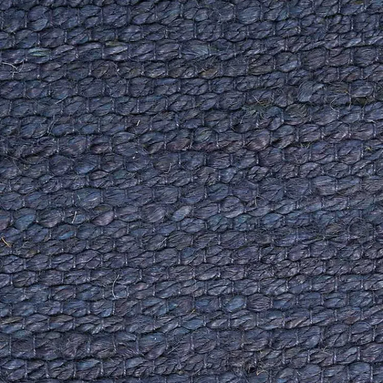 Area Rugs-Kirklands Home Jaxon Navy Natural Jute Area Rug, 5x7 Blue