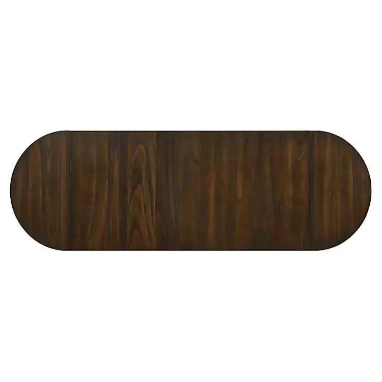 Dining Tables-Kirklands Home Dark Walnut & White Wood Ema Counter Height Table Brown