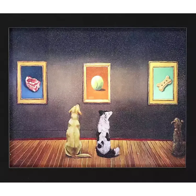 Framed Art-Kirklands Home Dog Museum Framed Art Print