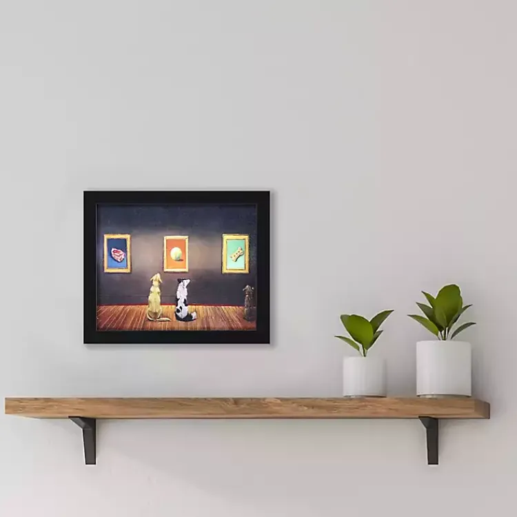 Framed Art-Kirklands Home Dog Museum Framed Art Print