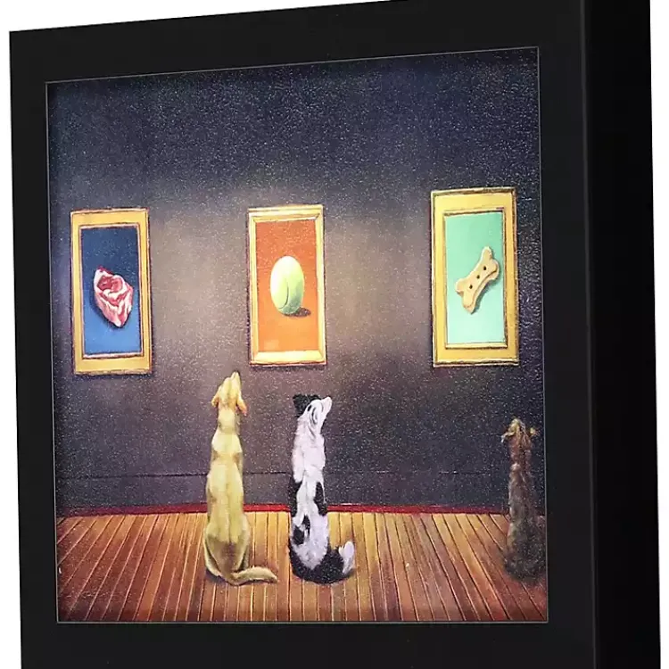 Framed Art-Kirklands Home Dog Museum Framed Art Print