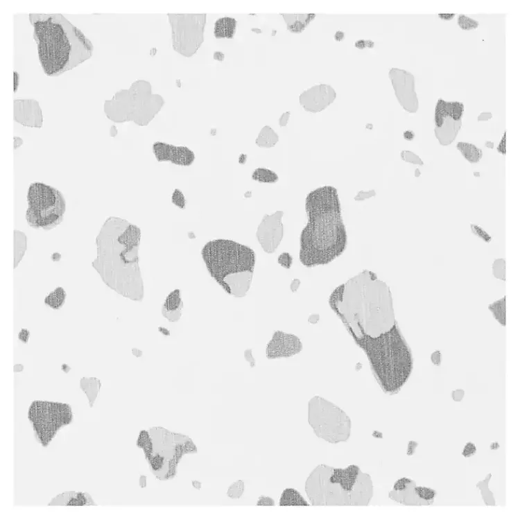 Bathroom Rugs-Kirklands Home Gray Terrazzo Stone Bath Mat