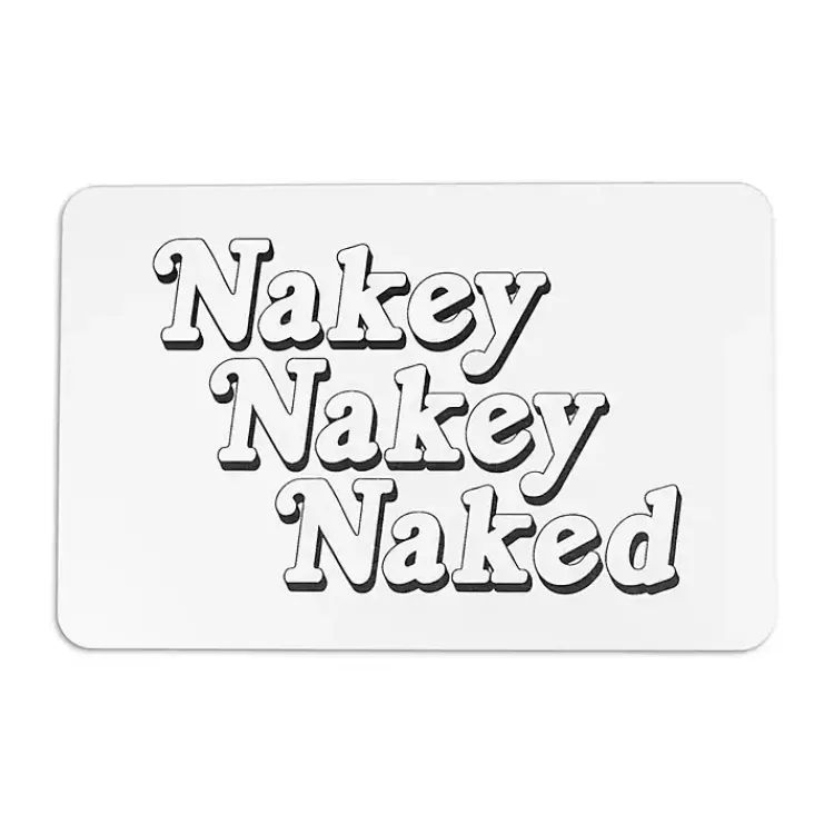 Bathroom Rugs-Kirklands Home Nakey Nakey Stone Bath Mat